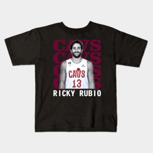 Cleveland Cavaliers Ricky Rubio 13 Kids T-Shirt